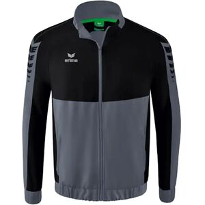 Erima Six Wings Presentation Full Zip Sweatshirt Slate Grey / Black S Men Erima Six Wings Presentation Full Zip Sweatshirt Slate Grey / Black S Men