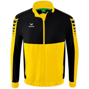 Erima Six Wings Presentation Full Zip Sweatshirt Yellow / Black L Men Erima Six Wings Presentation Full Zip Sweatshirt Yellow / Black L Men