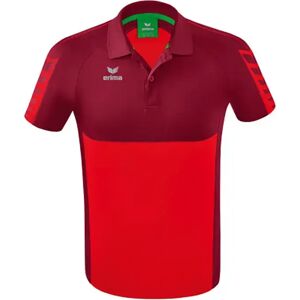 Erima Six Wings Short Sleeve Polo Red / Bordeaux L Men Erima Six Wings Short Sleeve Polo Red / Bordeaux L Men