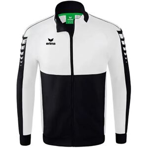 Erima Six Wings Worker Full Zip Sweatshirt Black / White 140 cm Boys,Girls Erima Six Wings Worker Full Zip Sweatshirt Black / White 140 cm Boys,Girls