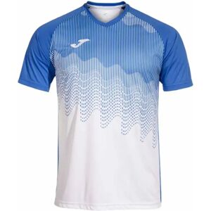 Joma Tiger Vi Short Sleeve T-shirt White / Royal 7-8 Years Boys Joma Tiger Vi Short Sleeve T-shirt White / Royal 7-8 Years Boys