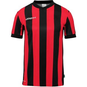 Uhlsport Retro Stripe Short Sleeve T-shirt Black / Red 13-14 Years Boys Uhlsport Retro Stripe Short Sleeve T-shirt Black / Red 13-14 Years Boys