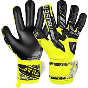 Reusch Attrakt Freegel Silver Goalkeeper Gloves Safety Yellow / Silver / Black 10 unisex Reusch Attrakt Freegel Silver Goalkeeper Gloves Safety Yellow / Silver / Black 10 unisex