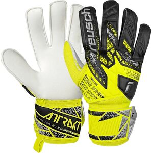 Reusch Attrakt Solid Goalkeeper Gloves Safety Yellow / Silver 8.5 unisex Reusch Attrakt Solid Goalkeeper Gloves Safety Yellow / Silver 8.5 unisex