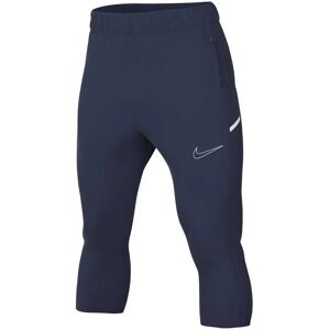 Nike Dri-fit Academy 25 3/4 Pants Midnight Navy / White / White S Men Nike Dri-fit Academy 25 3/4 Pants Midnight Navy / White / White S Men