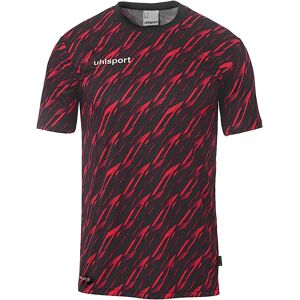 Uhlsport Progressive 28 Short Sleeve T-shirt Black / Red 12-13 Years Boys,Girls Uhlsport Progressive 28 Short Sleeve T-shirt Black / Red 12-13 Years Boys,Girls