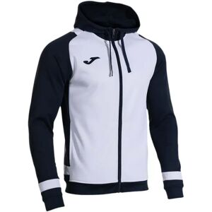 Joma Lider Full Zip Sweatshirt White / Navy 4XL Men,Women Joma Lider Full Zip Sweatshirt White / Navy 4XL Men,Women