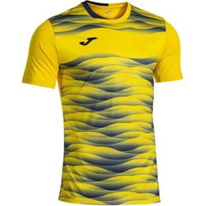 Joma Tiger Vii Short Sleeve T-shirt Yellow / Navy 12-14 Years Boys Joma Tiger Vii Short Sleeve T-shirt Yellow / Navy 12-14 Years Boys