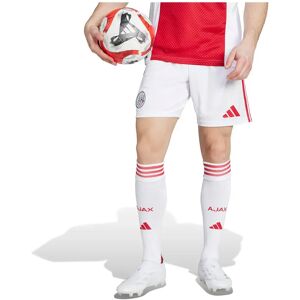 Adidas Ajax Amsterdam 25/26 Home Shorts White M Men Adidas Ajax Amsterdam 25/26 Home Shorts White M Men
