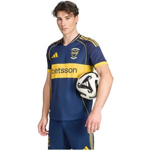 Adidas Boca Juniors 25/26 Authentic Home Short Sleeve T-shirt Night Indigo / Bold Gold L Men Adidas Boca Juniors 25/26 Authentic Home Short Sleeve T-shirt Night Indigo / Bold Gold L Men