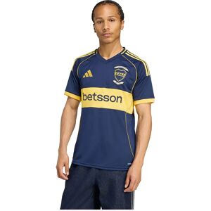 Adidas Boca Juniors 25/26 Home Short Sleeve T-shirt Night Indigo / Bold Gold XS Men Adidas Boca Juniors 25/26 Home Short Sleeve T-shirt Night Indigo / Bold Gold XS Men