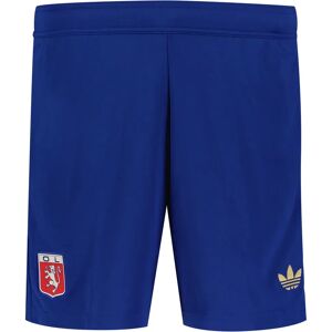 Adidas Olympique Lyonnais Blue Shorts - 75 Years Anniversary Adidas Olympique Lyonnais Blue Shorts - 75 Years Anniversary