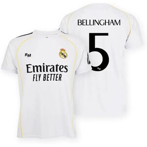 Real Madrid 25/26 Bellingham Home Short Sleeve T-shirt White M Men Real Madrid 25/26 Bellingham Home Short Sleeve T-shirt White M Men