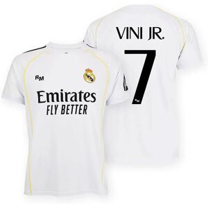 Real Madrid 25/26 Vinicius Home Short Sleeve T-shirt White M Men Real Madrid 25/26 Vinicius Home Short Sleeve T-shirt White M Men