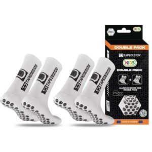 Tape Design Double Pack Allround Classic Long Socks White EU 30-36 Boys,Girls Tape Design Double Pack Allround Classic Long Socks White EU 30-36 Boys,Girls