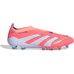 Adidas Predator Elite Laceless Ag Football Boots Signal Coral / Ftwr White / Beam Orange UK 7.5 unisex Adidas Predator Elite Laceless Ag Football Boots Signal Coral / Ftwr White / Beam Orange UK 7.5 unisex