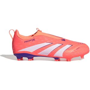 Adidas Predator League Laceless Fg/mg Football Boots Signal Coral / Ftwr White / Beam Orange UK 1 unisex Adidas Predator League Laceless Fg/mg Football Boots Signal Coral / Ftwr White / Beam Orange UK 1 unisex
