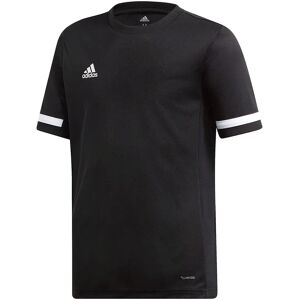 Adidas Team 19 Short Sleeve T-shirt Black / White 9-10 Years Boys Adidas Team 19 Short Sleeve T-shirt Black / White 9-10 Years Boys