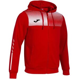 Joma Eco Supernova Full Zip Sweatshirt Red / White 9-10 Years Boys Joma Eco Supernova Full Zip Sweatshirt Red / White 9-10 Years Boys