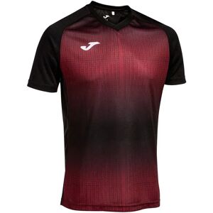 Joma Tiger V Short Sleeve T-shirt Black / Bordeaux 9-10 Years Boys Joma Tiger V Short Sleeve T-shirt Black / Bordeaux 9-10 Years Boys