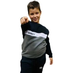 Umbro Sportswear Sweatshirt Black / Gunmetal / Brilliant White 10 Years Boys,Girls Umbro Sportswear Sweatshirt Black / Gunmetal / Brilliant White 10 Years Boys,Girls