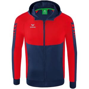 Erima Six Wings Training Full Zip Sweatshirt New Navy / Red 164 cm Boys,Girls Erima Six Wings Training Full Zip Sweatshirt New Navy / Red 164 cm Boys,Girls
