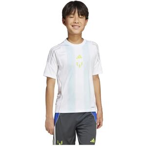 Adidas Messi Training Short Sleeve T-shirt White / Almost Blue 11-12 Years Boys,Girls Adidas Messi Training Short Sleeve T-shirt White / Almost Blue 11-12 Years Boys,Girls
