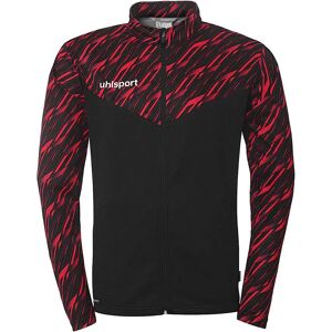 Uhlsport Progressive 28 Poly Tracksuit Jacket Black / Red 10-11 Years Boys,Girls Uhlsport Progressive 28 Poly Tracksuit Jacket Black / Red 10-11 Years Boys,Girls