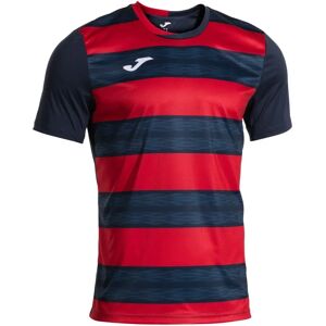 Joma Europa Vi Short Sleeve T-shirt Navy / Red 11-12 Years Boys Joma Europa Vi Short Sleeve T-shirt Navy / Red 11-12 Years Boys