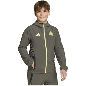 Adidas Real Madrid Tiro 25/26 Competition Vis Tech Travel Junior Jacket Utility Grey / Semi Frozen Yellow 11-12 Years Boys,Girls Adidas Real Madrid Tiro 25/26 Competition Vis Tech Travel Junior Jacket Utility Grey / Semi Frozen Yellow 11-12 Years Boys,Girls