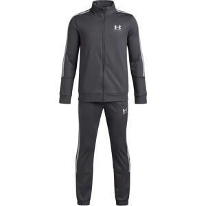 Under Armour Icon Knit Tracksuit Gray / White 8 Years Boys Under Armour Icon Knit Tracksuit Gray / White 8 Years Boys