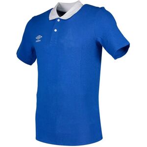 Umbro Contrast Collar Piqu Short Sleeve Polo Royal / White S Men Umbro Contrast Collar Piqu Short Sleeve Polo Royal / White S Men
