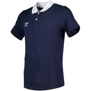 Umbro Contrast Collar Piqu Short Sleeve Polo Dark Navy / White M Men Umbro Contrast Collar Piqu Short Sleeve Polo Dark Navy / White M Men