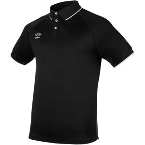 Umbro Torch Short Sleeve Polo Black / White S Men Umbro Torch Short Sleeve Polo Black / White S Men