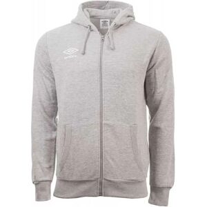 Umbro Small Logo Full Zip Sweatshirt Grey Marl / White S Men Umbro Small Logo Full Zip Sweatshirt Grey Marl / White S Men