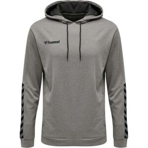 Hummel Authentic Poly Hoodie Grey Melange S Men Hummel Authentic Poly Hoodie Grey Melange S Men