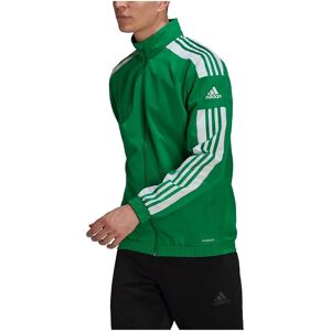 Adidas Squadra 21 Presentation Jacket Team Green / White 2XL Men Adidas Squadra 21 Presentation Jacket Team Green / White 2XL Men