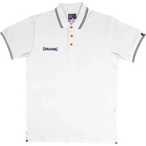 Spalding Essential Short Sleeve Polo White / Navy M Men Spalding Essential Short Sleeve Polo White / Navy M Men