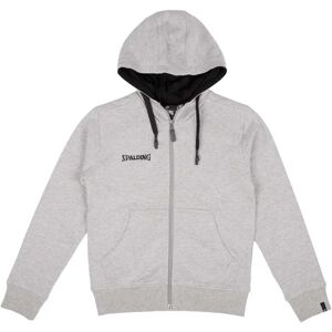 Spalding Flow Full Zip Sweatshirt Grey Melange 3XL Men Spalding Flow Full Zip Sweatshirt Grey Melange 3XL Men