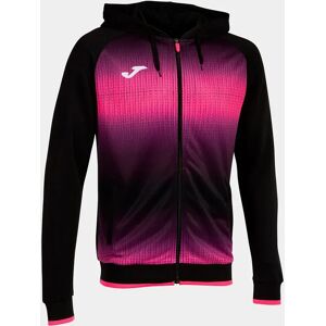 Joma Tiger V Full Zip Sweatshirt Black / Fluor Pink L Men Joma Tiger V Full Zip Sweatshirt Black / Fluor Pink L Men