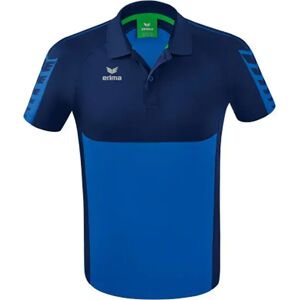 Erima Six Wings Short Sleeve Polo New Royal / New Navy 2XL Men Erima Six Wings Short Sleeve Polo New Royal / New Navy 2XL Men