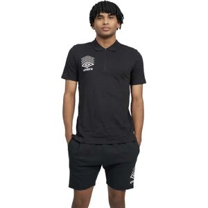 Umbro Terrace Short Sleeve Polo Black S Men Umbro Terrace Short Sleeve Polo Black S Men
