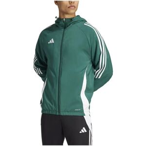 Adidas Tiro24 Windbreaker Jacket Team Dark Green / White 3XL Men Adidas Tiro24 Windbreaker Jacket Team Dark Green / White 3XL Men