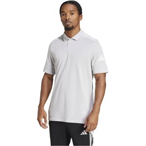 Adidas Squadra 25 Cotton Short Sleeve Polo Team Light Grey / White 3XL Men Adidas Squadra 25 Cotton Short Sleeve Polo Team Light Grey / White 3XL Men