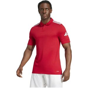 Adidas Squadra 25 Cotton Short Sleeve Polo Team Power Red / White 3XL Men Adidas Squadra 25 Cotton Short Sleeve Polo Team Power Red / White 3XL Men