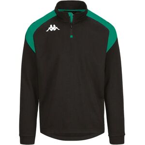 Kappa Lovato Half Zip Sweatshirt Black / Green 2XL Men Kappa Lovato Half Zip Sweatshirt Black / Green 2XL Men