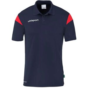 Uhlsport Squad 27 Short Sleeve Polo Navy Blue / Red 5XL Men Uhlsport Squad 27 Short Sleeve Polo Navy Blue / Red 5XL Men