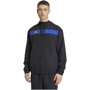 Adidas Tiro 25 Essentials Woven Full Zip Sweatshirt Black / Semi Lucid Blue / Crew Yellow M Men Adidas Tiro 25 Essentials Woven Full Zip Sweatshirt Black / Semi Lucid Blue / Crew Yellow M Men