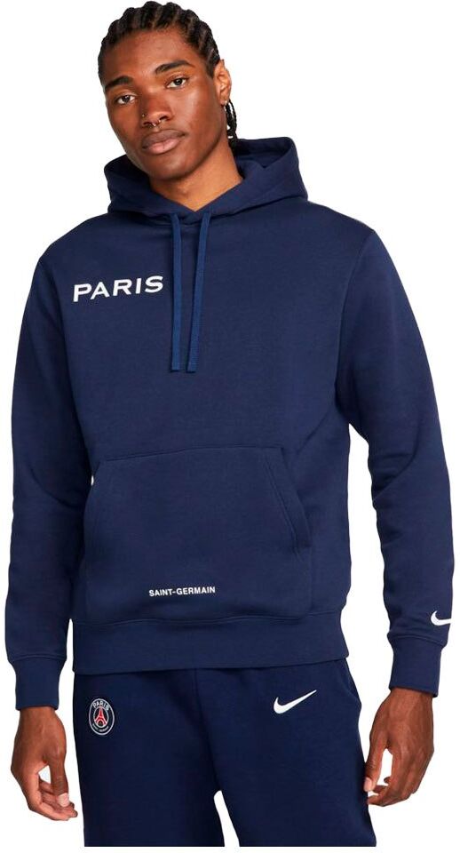 Nike Psg 22/23 Nsw Club Hoodie Midnight Navy / White M Men
