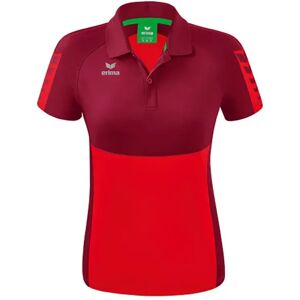 Erima Six Wings Short Sleeve Polo Red / Bordeaux 44 Women Erima Six Wings Short Sleeve Polo Red / Bordeaux 44 Women